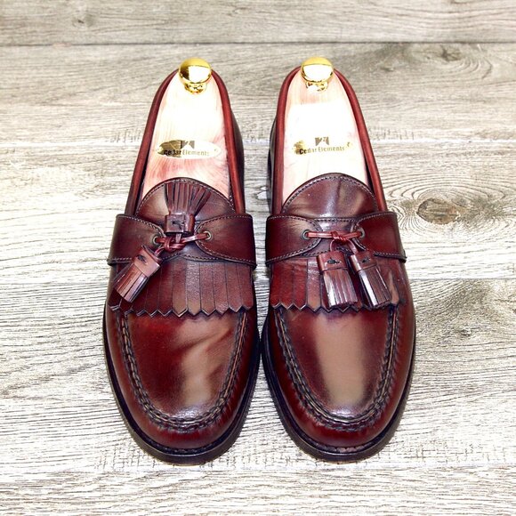 *NIB* $295 Allen Edmonds ENFIELD 10 C (also fits 9.5 E ) Burgundy *add $15 Trees main image 12